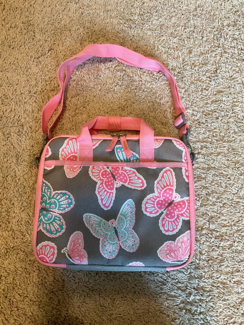 PlanetBox Rover Stainless Steel Reusable Lunch Box in pottery barn kids bag.